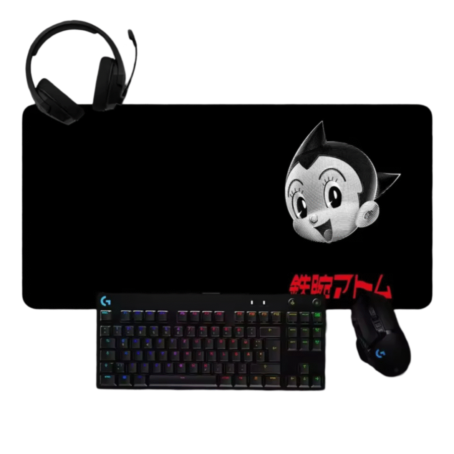 Anime Astro Boy Black Mousepad Anime Astro Boy Black Mousepad