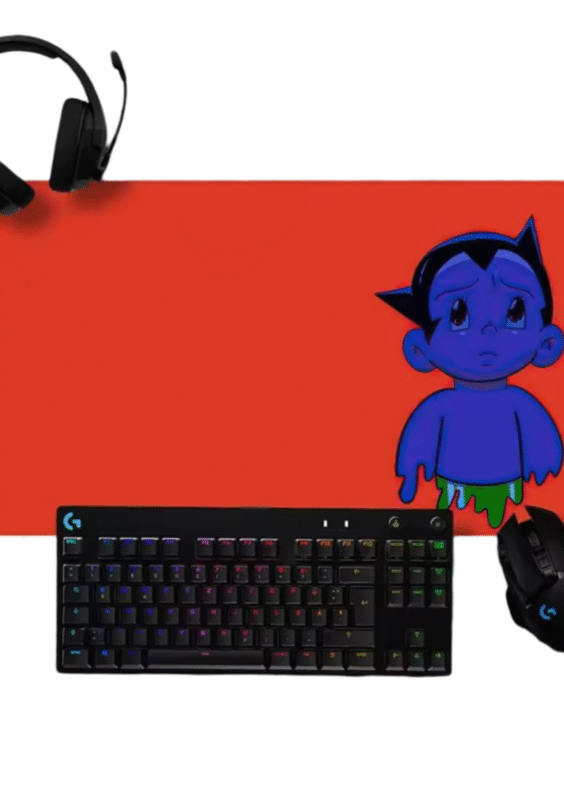 Anime Astro Boy Red Mousepad