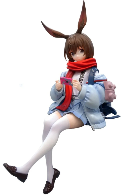 15cm Anime Arknights Amiya Trendy Clothing Sitting Action Figure Toy