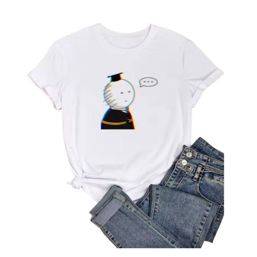 Assassination Classroom Anime Koro-Sensei Printed Women T-Shirt Assassination Classroom Anime Koro-Sensei Printed Women T-Shirt