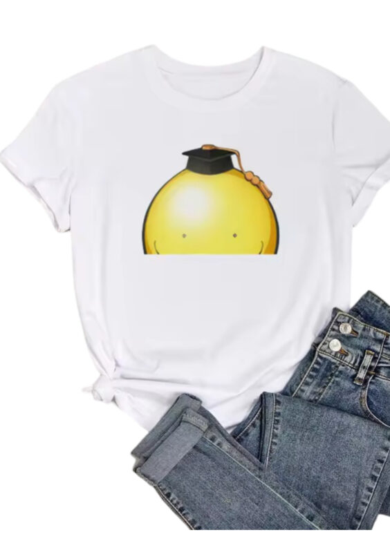 Anime Assassination Classroom Koro-Sensei Printed Women T-Shirt