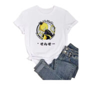 Assassination Classroom Koro-Sensei Printed Anime White T-Shirt For Women