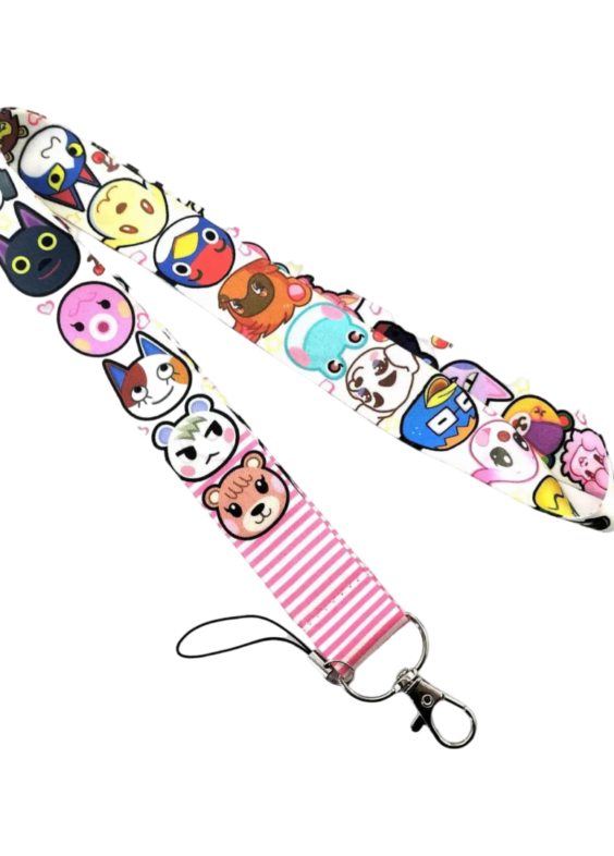 Animal Crossing Anime Neck Lanyard ID Card Holder Rope