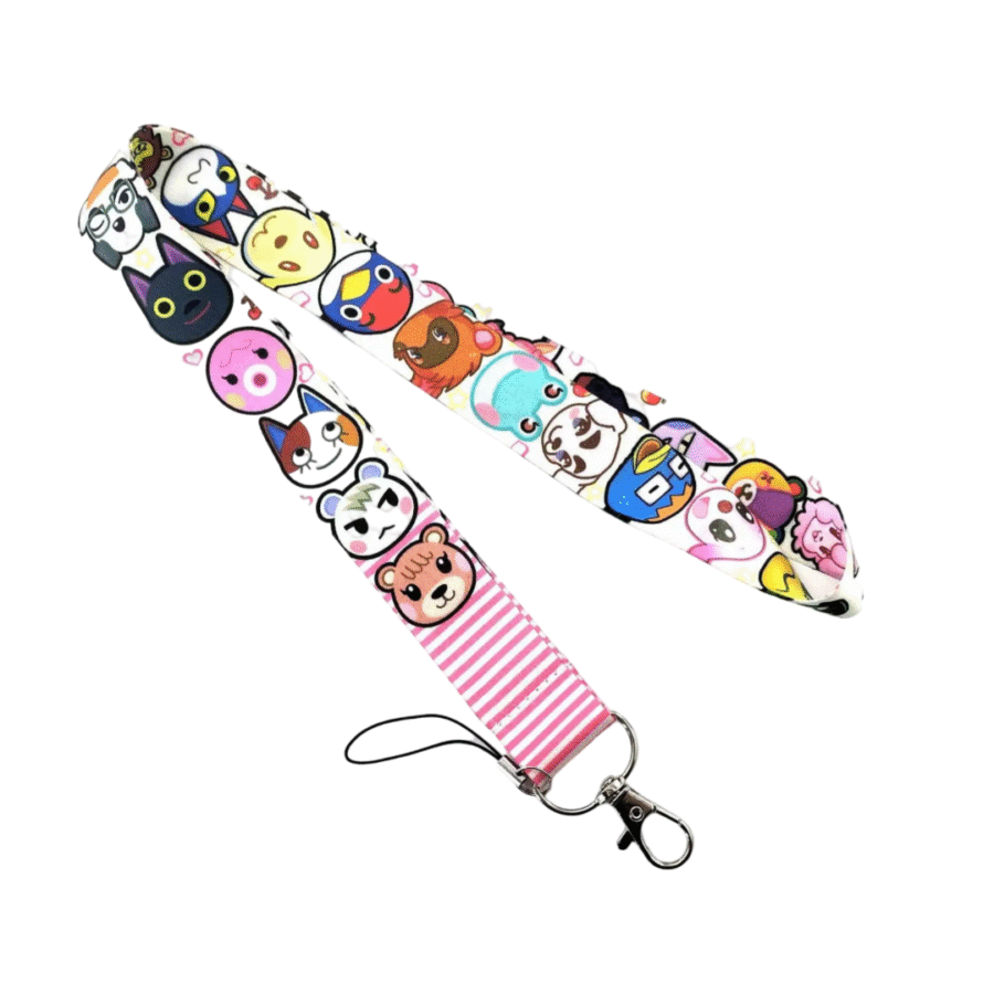 Animal Crossing Anime Neck Lanyard ID Card Holder Rope Animal Crossing Anime Neck Lanyard ID Card Holder Rope