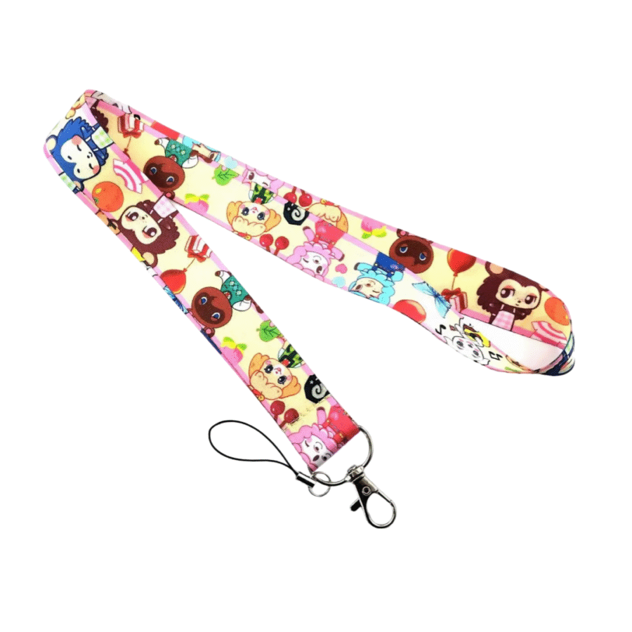 Anime Animal Crossing Neck Lanyard ID Card Holder Rope Anime Animal Crossing Neck Lanyard ID Card Holder Rope