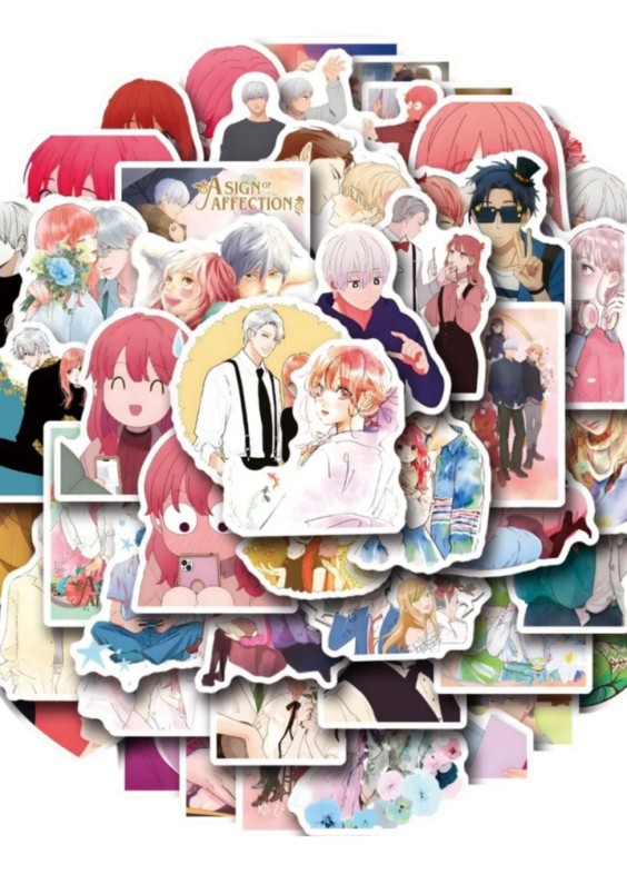 55Pcs Anime A Sign Of Affection Waterproof Stickers