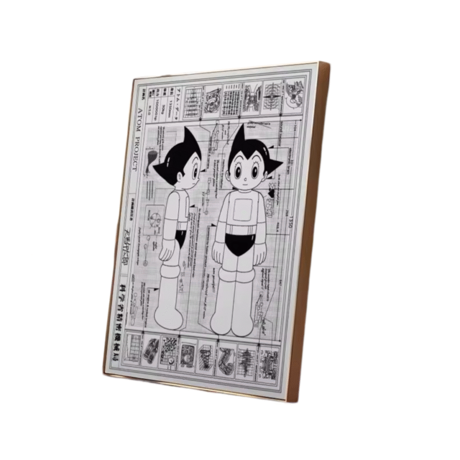 Anime Astro Boy Black And White Painting Wall Art Anime Astro Boy Black And White Painting Wall Art