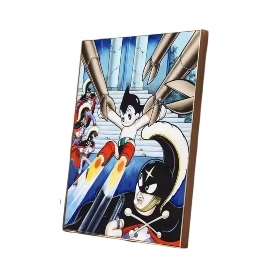 Anime Astro Boy Whitepaper Printed Painting Wall Art
