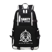 Anime Arknights Texas Black Backpack