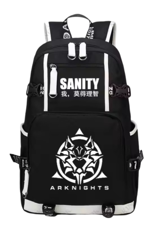 Anime Arknights Texas Black Backpack