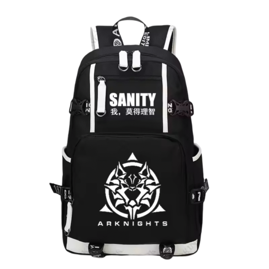 Anime Arknights Texas Black Backpack Anime Arknights Texas Black Backpack