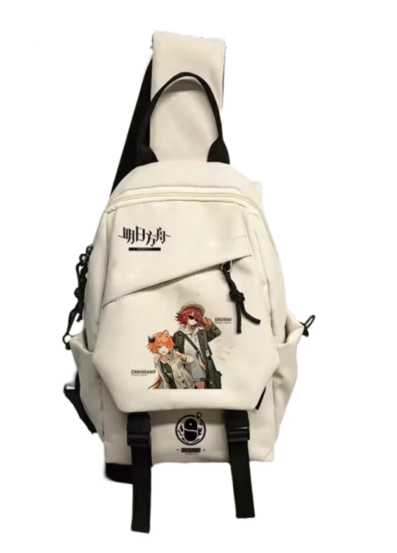 Anime Arknights Exusiai And Croissant Schoolbag