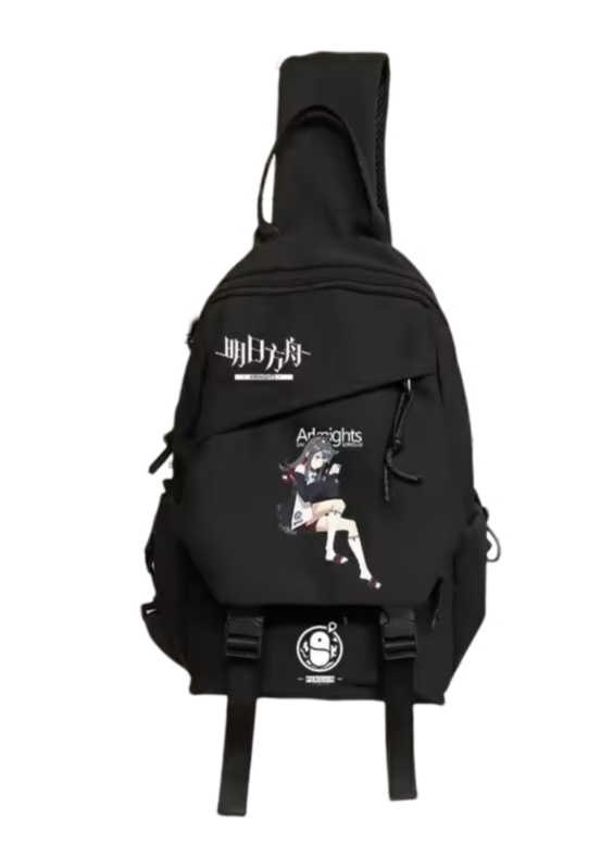 Arknights Anime Amiya Canvas Schoolbag