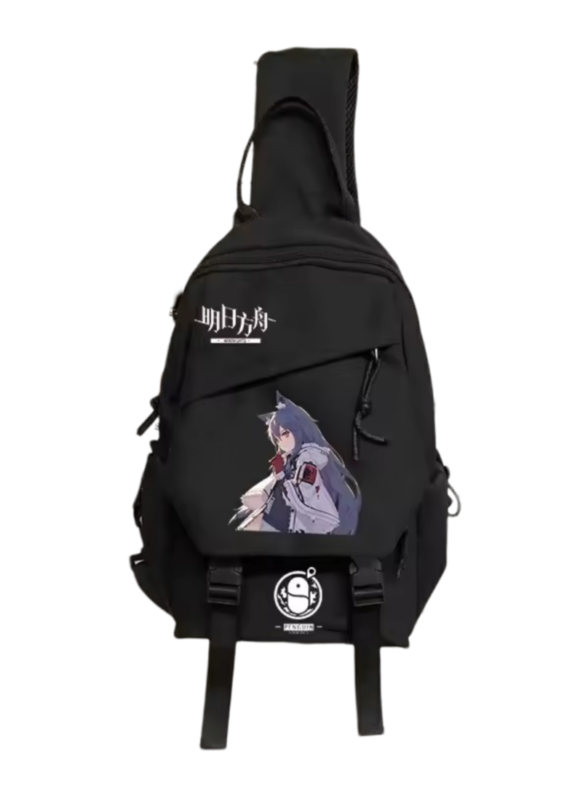 Anime Arknights Texas Canvas Student Schoolbag