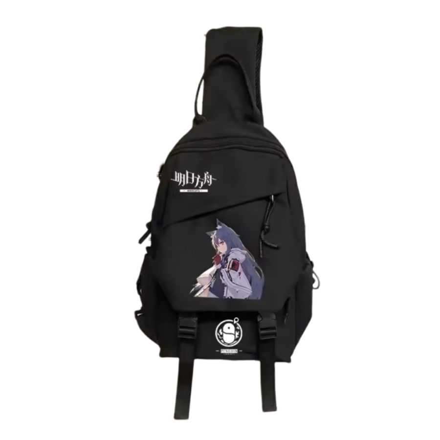 Anime Arknights Texas Canvas Student Schoolbag