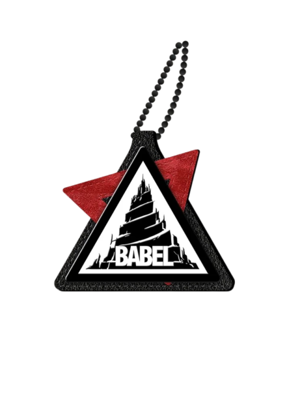 Anime Arknights Babel Metal Keychain Pendant