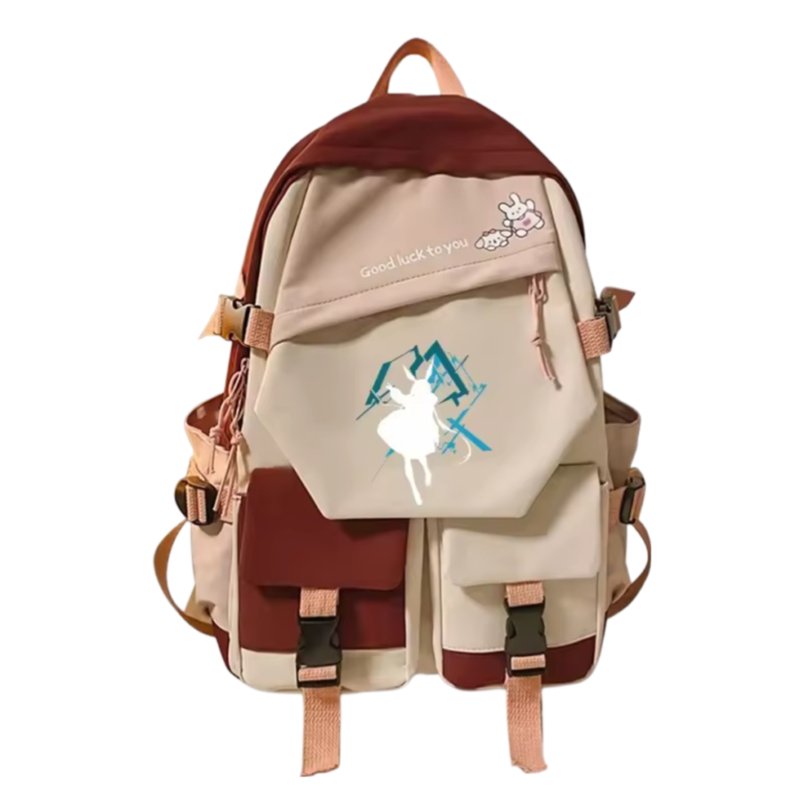 Anime Arknights Amiya Student Backpack