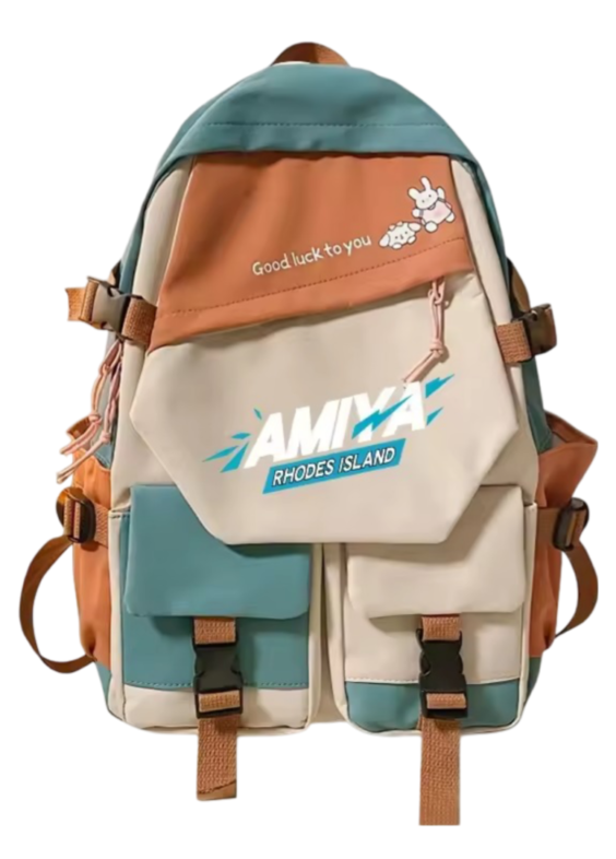 Anime Arknights Amiya Rhodes Island Backpack