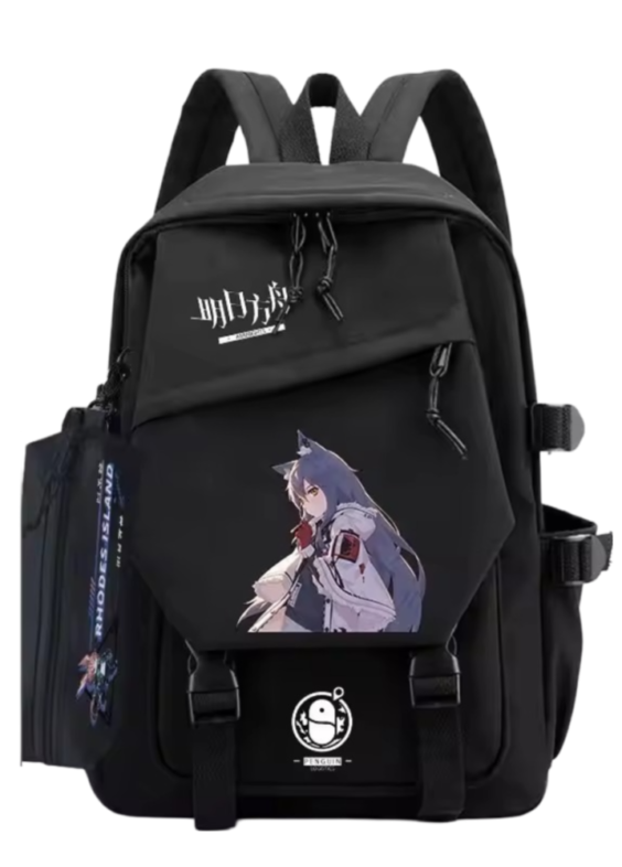 Anime Arknights Texas School Bag