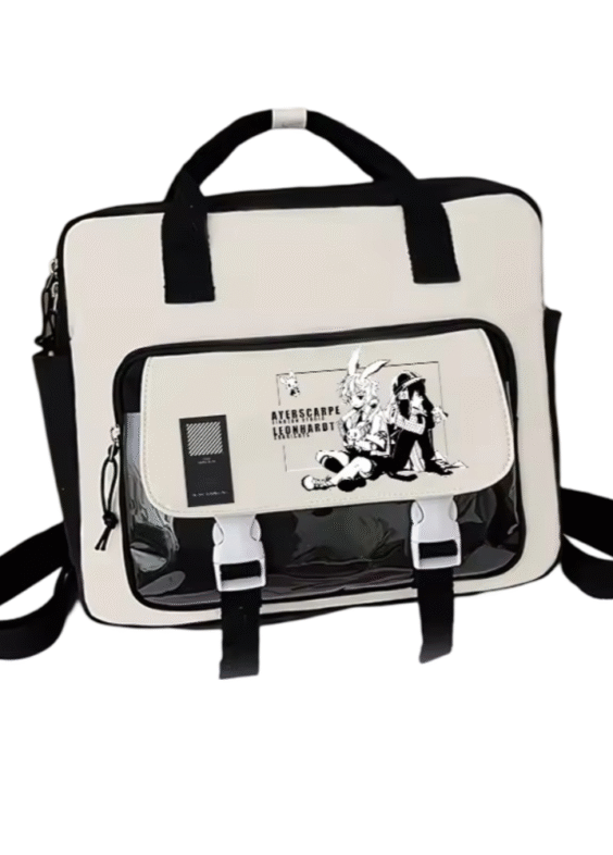 Anime Arknights Leonhardt And Ayerscarpe Shoulder Bag