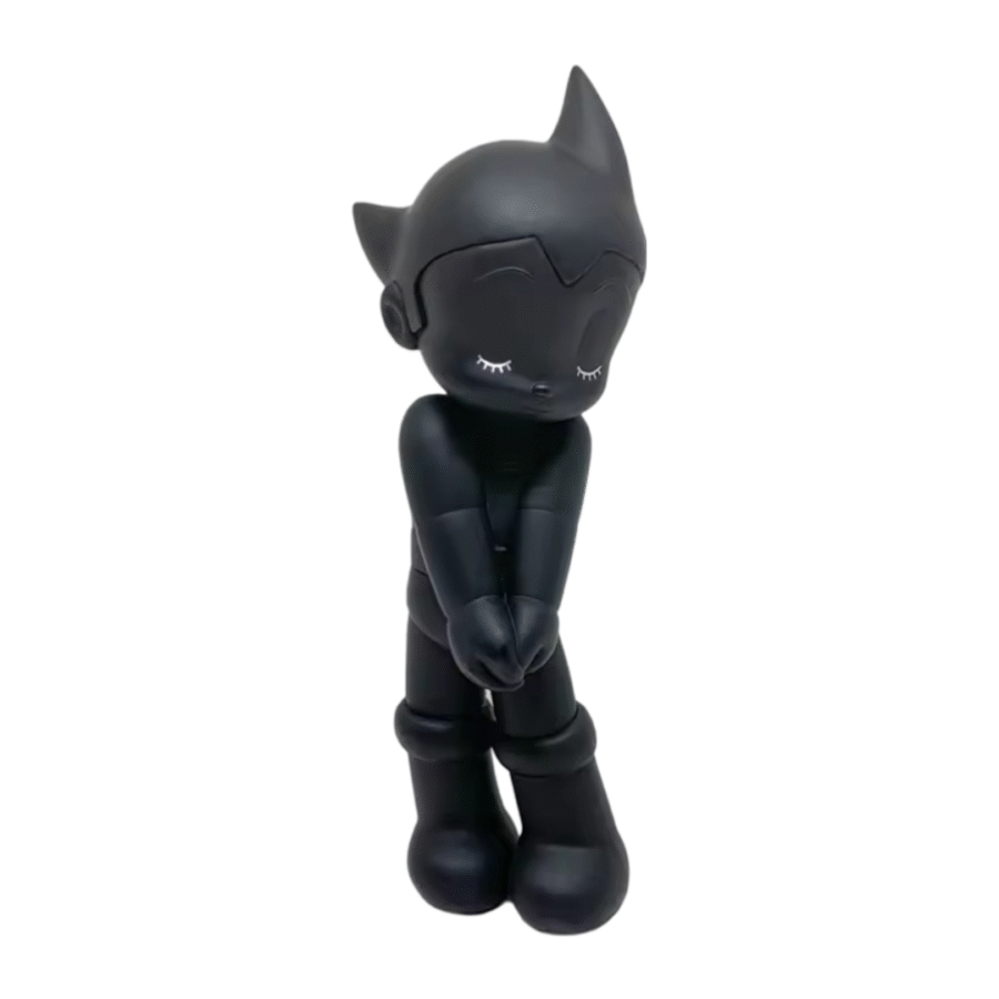 Anime Astro Boy Shy Standing Eye Closing Black Action Figure Toy Anime Astro Boy Shy Standing Eye Closing Black Action Figure Toy