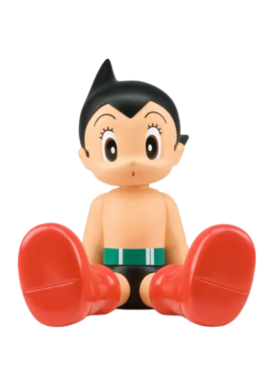 Anime Astro Boy Sitting Eye Opening Action Figure Toy