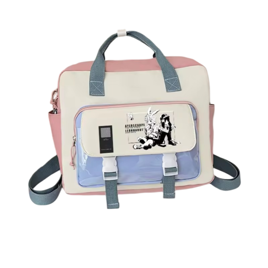 Anime Arknights Ayerscarpe And Leonhardt Shoulder Bag
