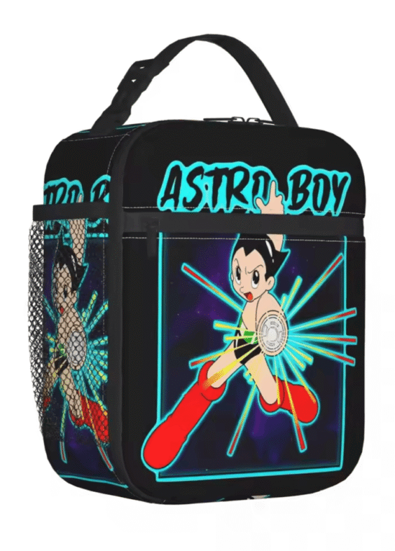 Anime Astro Boy Student Insulated Lunch Bag