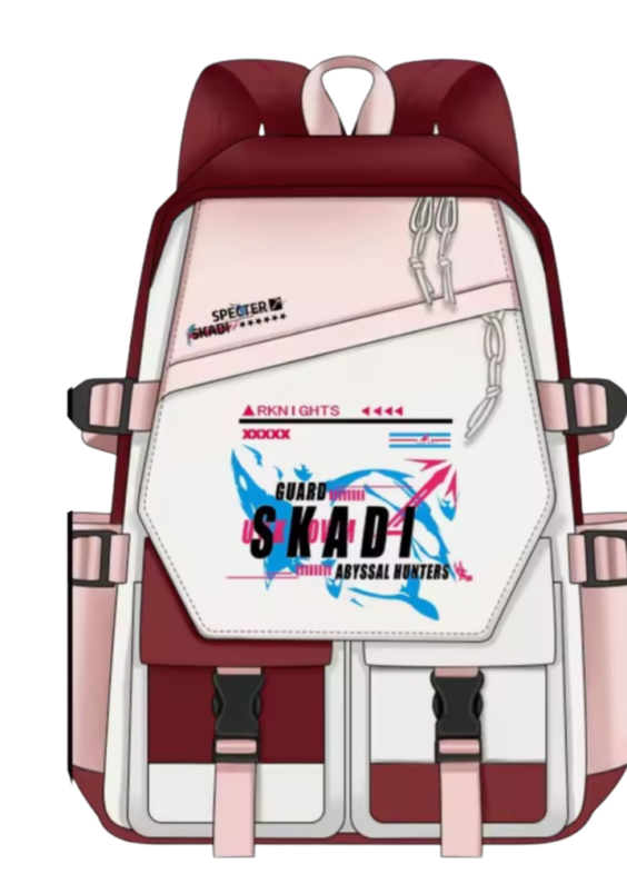Anime Arknights Skadi School Bag