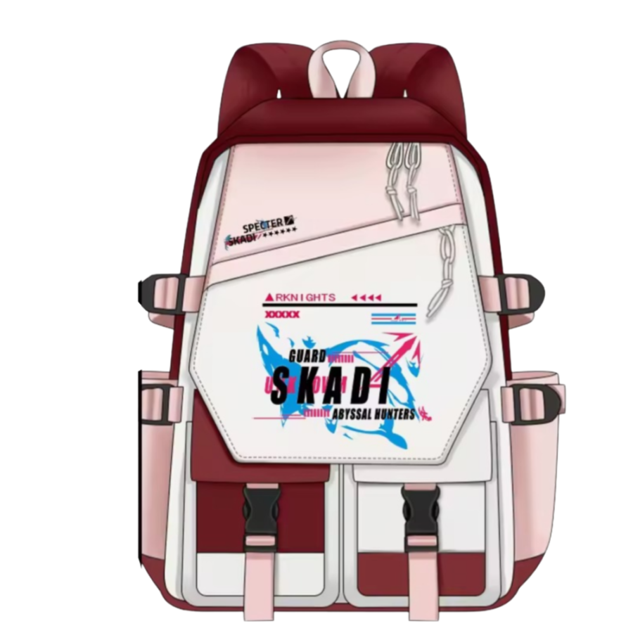 Anime Arknights Skadi School Bag
