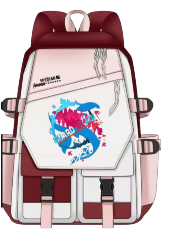 Anime Arknights Skadi With Guard Backpack