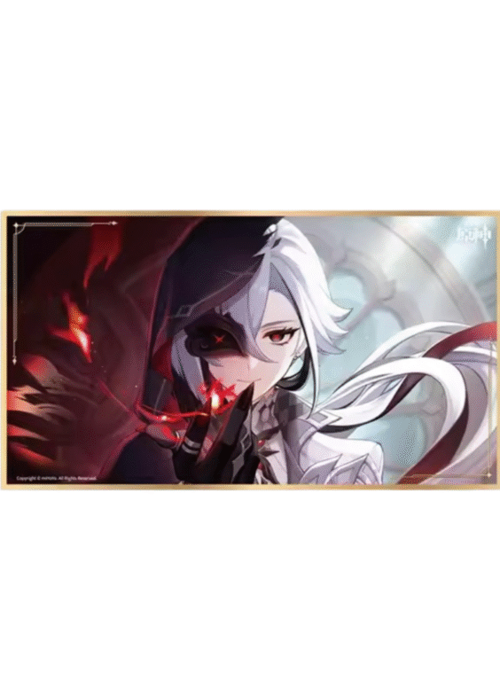 Anime Genshin Impact Arlecchino Colored Paper