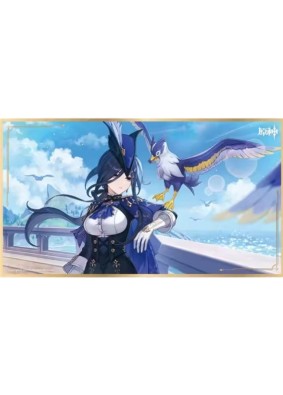 Anime Genshin Impact Clorinde Colored Paper