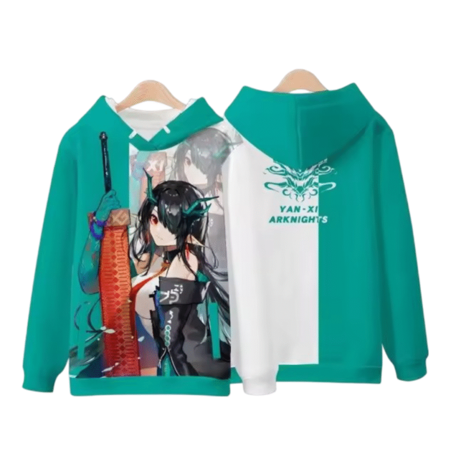 Anime Arknights Dusk Long Sleeve Hoodie Anime Arknights Dusk Long Sleeve Hoodie