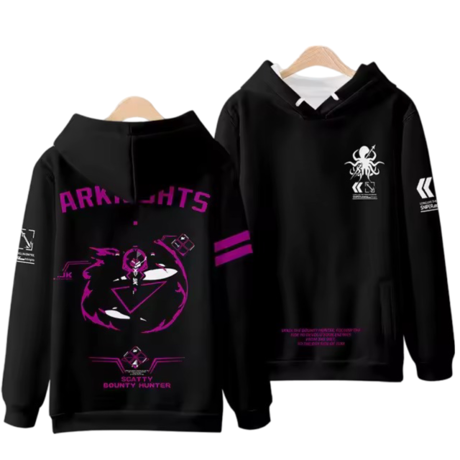 Anime Arknights Skadi Bounty Hunter Hoodie
