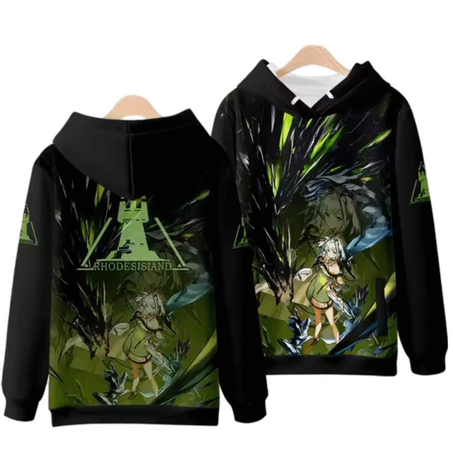 Anime Arknights Rhodes Island Kal'tsit Hoodie Anime Arknights Rhodes Island Kal'tsit Hoodie