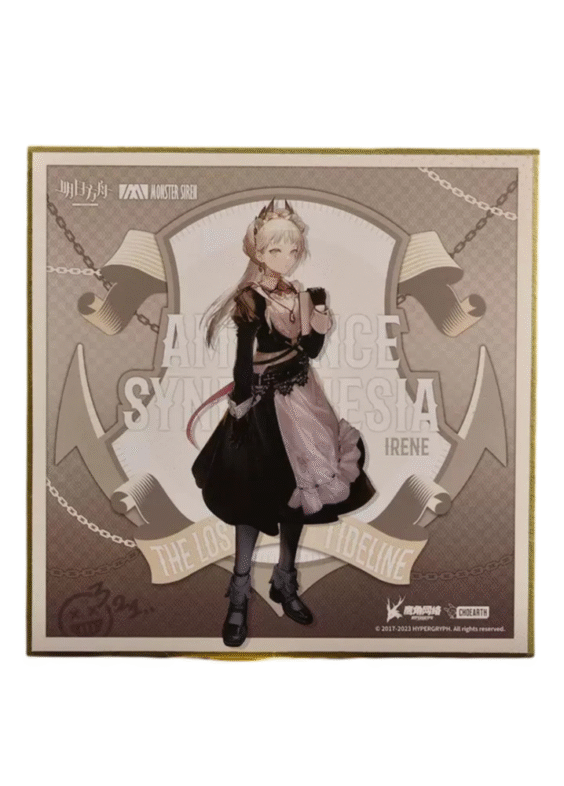Anime Arknights Irene Colored Board