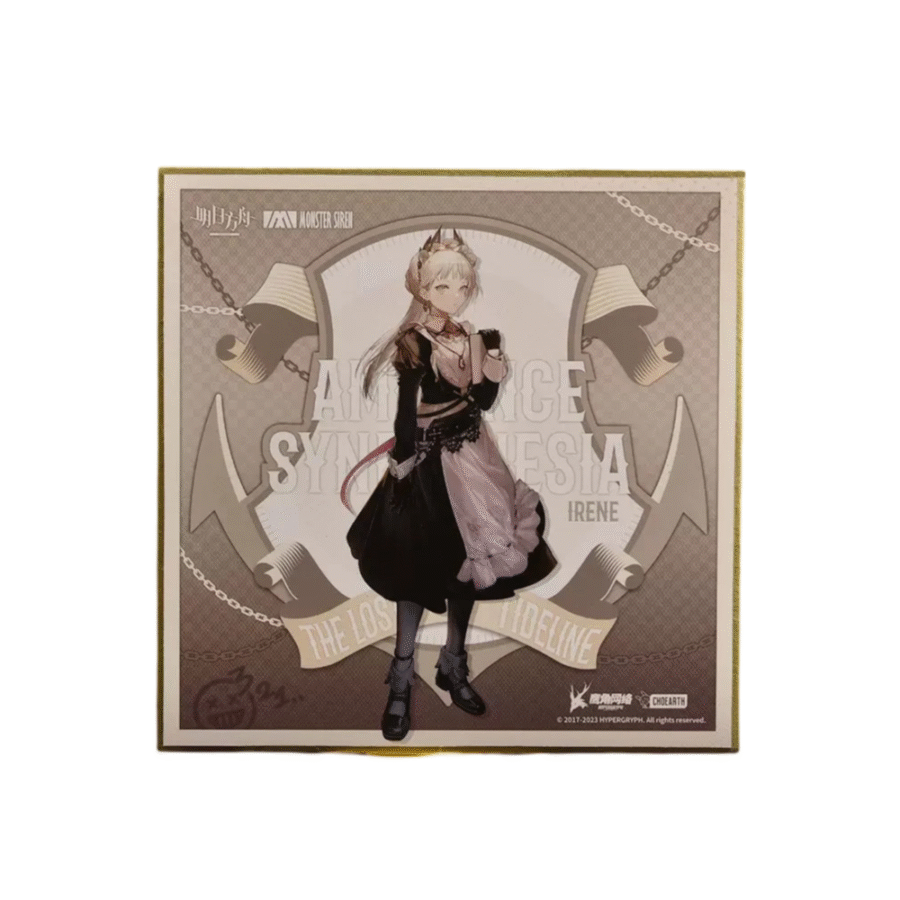 Anime Arknights Irene Colored Board Anime Arknights Irene Colored Board
