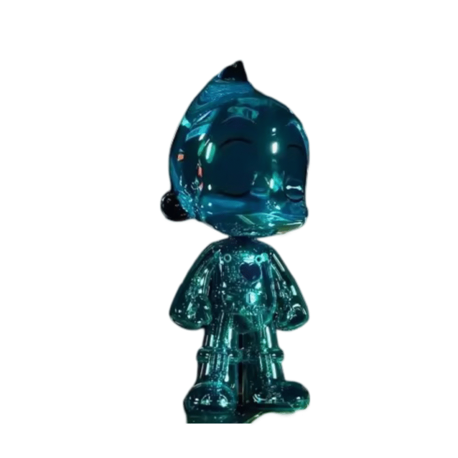 Anime Astro Boy Go Earth Heroes Series 1st Generation Transparent Blue Action Figure Toy Anime Astro Boy Go Earth Heroes Series 1st Generation Transparent Blue Action Figure Toy