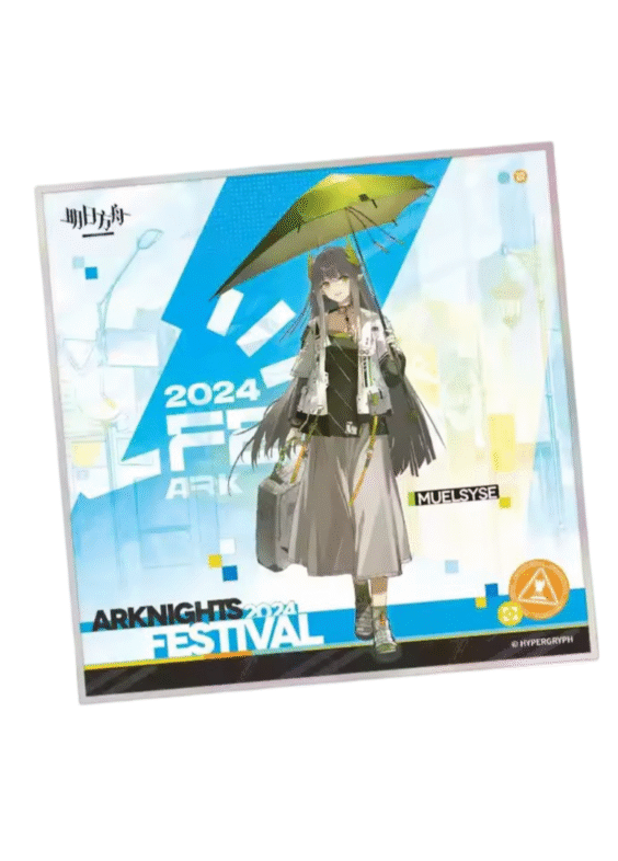 Anime Arknights Muelsyse Shikishi Board
