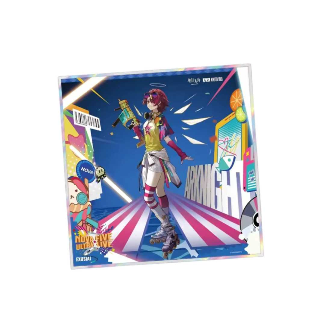 Arknights Anime Exusiai Shikishi Board Arknights Anime Exusiai Shikishi Board