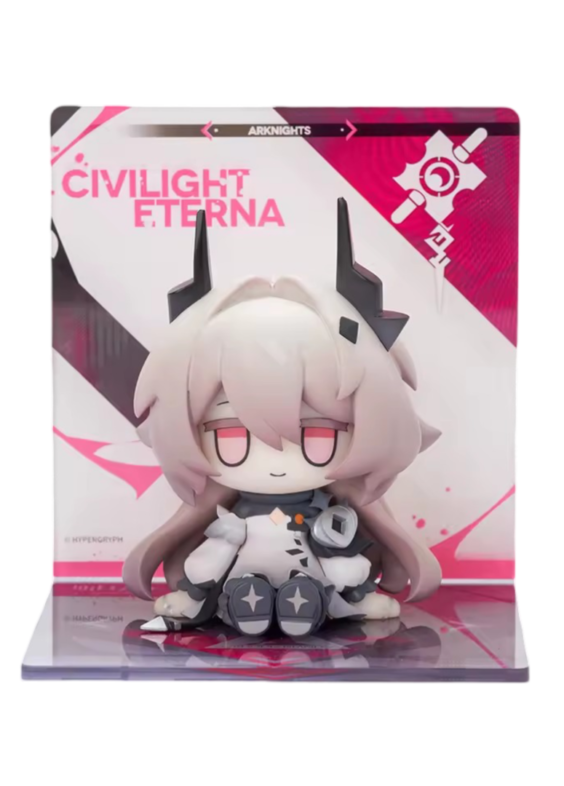 8cm Anime Arknights Civilight Eterna Mini Action Figure Toy