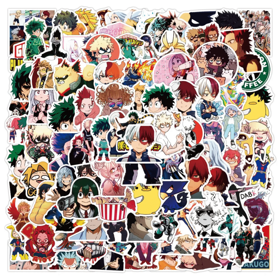 50Pcs Anime My Hero Academia Stickers 50Pcs Anime My Hero Academia Stickers