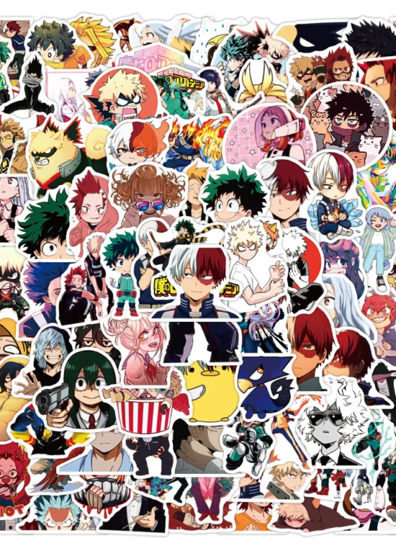 100Pcs Anime My Hero Academia Stickers