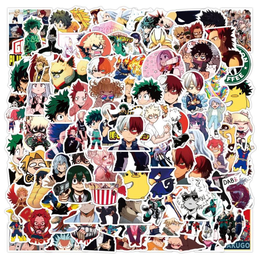 100Pcs Anime My Hero Academia Stickers