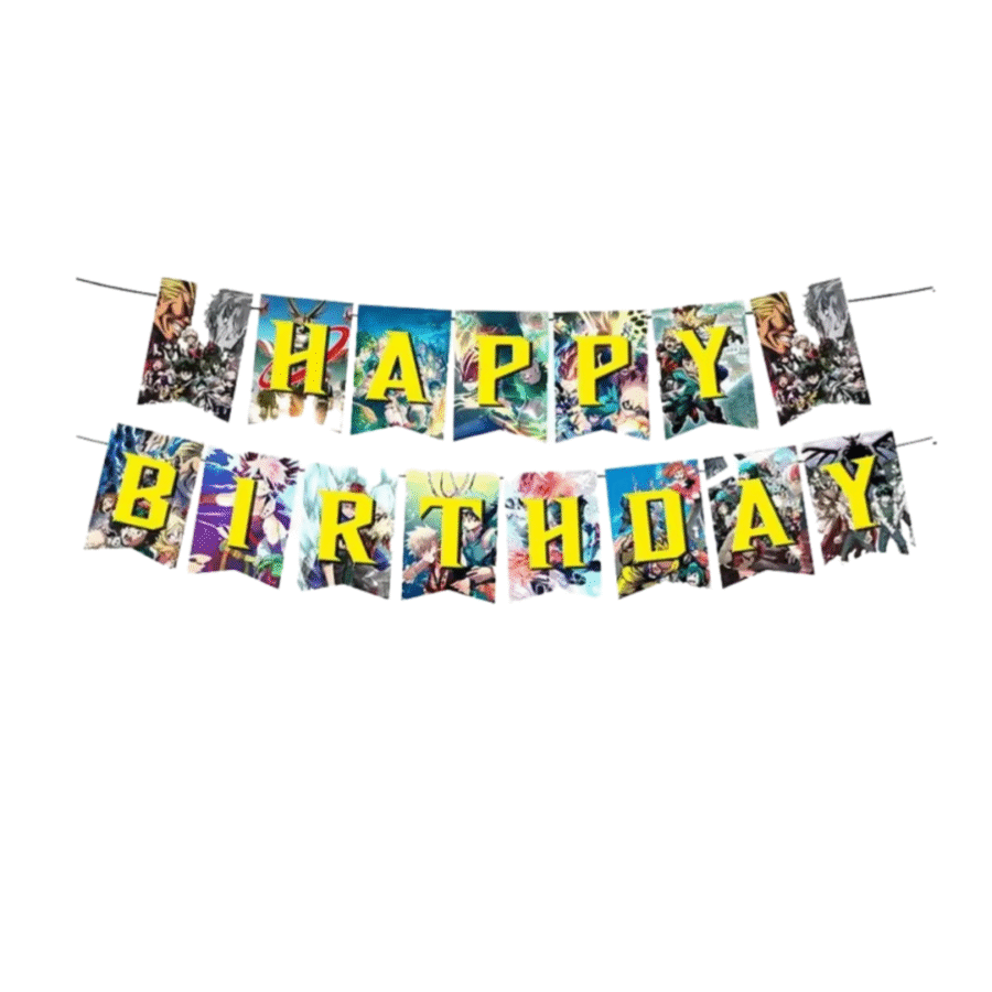 Anime My Hero Academia Pull The Flag Birthday Party Decorations Anime My Hero Academia Pull The Flag Birthday Party Decorations