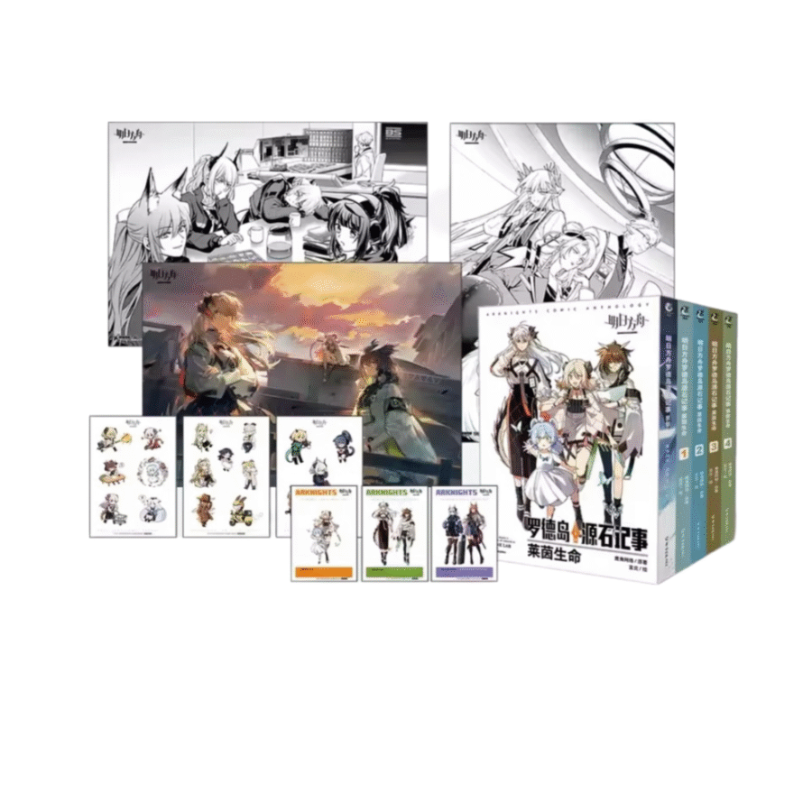 Anime Arknights Rhodes Island Records Of Originium Comic Book Set Anime Arknights Rhodes Island Records Of Originium Comic Book Set