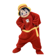 Anime One Piece Monkey D. Luffy Winter Pajamas