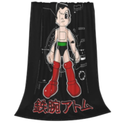 Anime Astro Boy Mighty Atom Throw Blanket