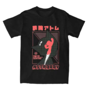 Anime Astro Boy Short Sleeve O Neck T-Shirt